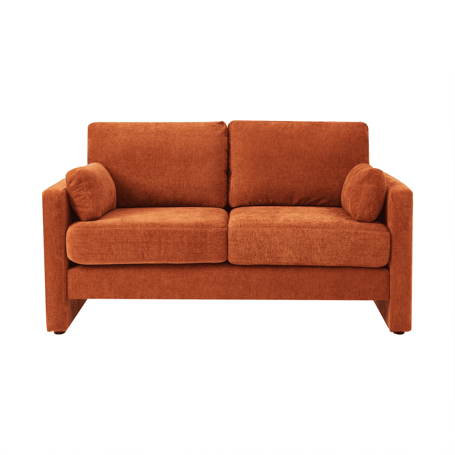 Gewnee 58.66'' Modern LoveSeat, 2-seat Chenille sofa Mid Century for Living Room and Small Spaces,