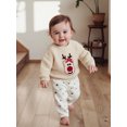 thumbnail image 6 of Rovasas Toddler Girls Boys Sweater Christmas Clothes Deer Embroidery Tops, 6 of 9