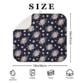 thumbnail image 4 of Pioneer Flower Floral Print Pattern Kitchen Dish Drying Mat 1 Pack, Ultra Absorbent Microfiber Drainer Mat, 16"x18", 4 of 6