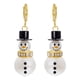 thumbnail image 3 of Pendientes colgantes Pendientes navideños Accesorios de tela Pendientes navideños para Navidad Redondo, 3 of 9