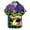 Multicolor11, variant on Mens Mardi Gras Clothing Funny Hawaiian Shirts for Men Party Shirts Tropical Vacation Shirts Mardi Gras Shirts