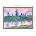 thumbnail image 5 of Kate and Laurel Framed Canvas Wall Art Print Lonely Oaks by Lucia Gianello, 24 x 18 Sylvie Dark Gold Frame, Rustic Farmhouse, Landscape Art for Wall Decor, 5 of 8