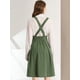 thumbnail image 5 of Vestido General de cintura Elástica con Tirantes Allegra K ejercito verde S, 5 of 6