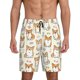 thumbnail image 1 of Balery Cartoon Corgi Pantalones cortos de pijama de punto de algodón para hombre con cinturilla y bolsillos-3X-Large, 1 of 6