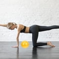 thumbnail image 4 of OUNONA PVC Pilates Ball 2Pcs Orange Muscle Toning Versatile Design, 4 of 7