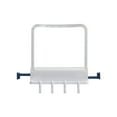 thumbnail image 4 of Foldable Washbasin Slipper Storage Rack with Hooks Punch-free Wall Washbasin Slipper Storage Rack Mounted Basin Rack Hooks Bathroom Organizer, 4 of 7