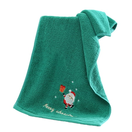 

Christmas Hand Towel Washcloth 14 x 30 Inch Pure Cotton Towels Bathroom Shower