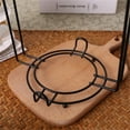 thumbnail image 7 of Cheers US Coffee Mug Holder, Metal Cup Rack Tree 6 Hooks Kitchen Counter Storage Mugs Stand with Display Organizer and Removable Basket for Coffee Mugs, Tea Cups, Mason Jars, 7 of 7