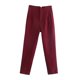 thumbnail image 1 of Mejora tu look con nuestros nuevos pantalones de pierna recta elásticos plisados adelgazantes, 1 of 5