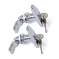 thumbnail image 2 of fastboy Zinc Alloy Trailer Compression Tightening Lock T-Handle Cabinet Door Latch Rust Proof Cabinet Lock blavk, 2 of 6