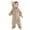 Brown, variant on EnJoCho Fashion Playsuit for Toddler Babys Girls Boys Spring Winter Solid Long Sleeve Romper Jumpsuit Clothes Toddler Trendy Bodysuit Party Wear Home Casual Clothing