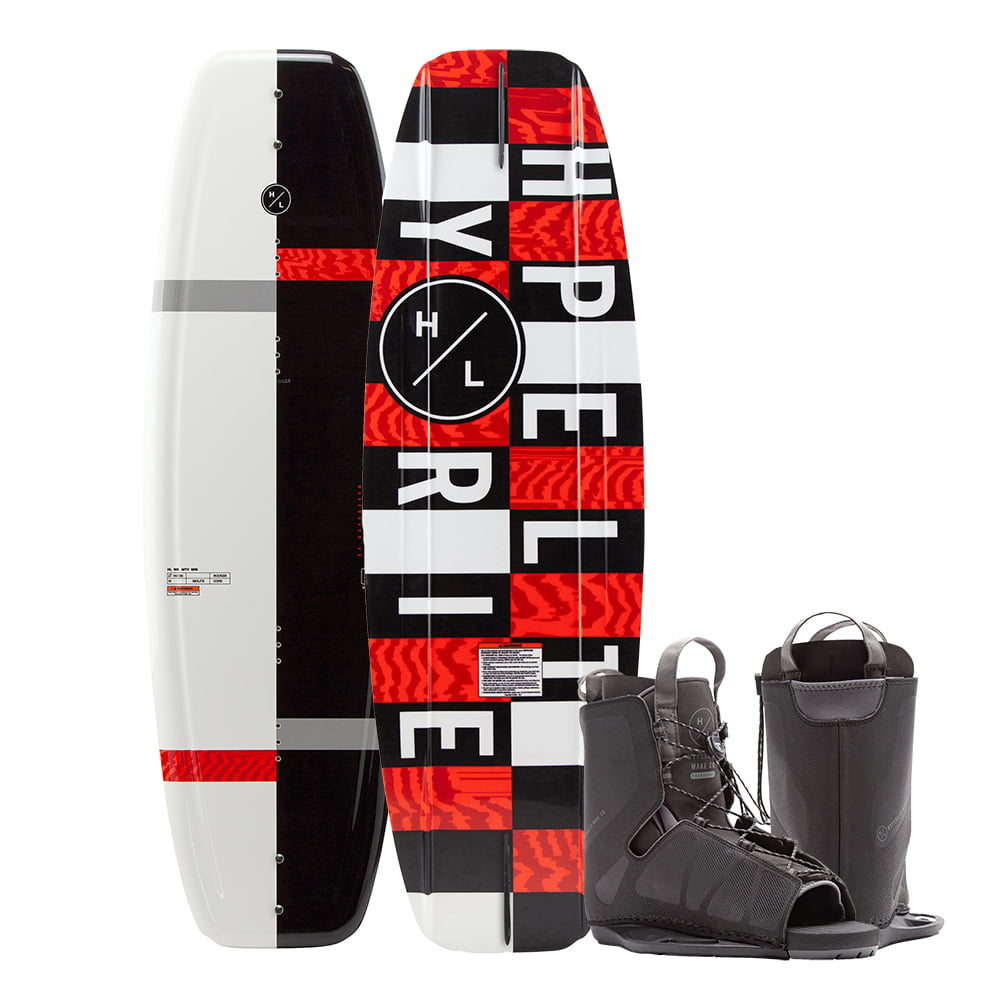Hyperlite Motives 134 Package Wakeboard with Frequency Wakeboardbindung 