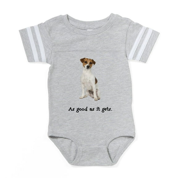 CafePress - FIN JRT Good - Cute Infant Baby Football Bodysuit