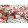 thumbnail image 4 of Nordmiex Patchwork Cotton Quilt Set Luxury Rose Bedding Set, Queen, 4 of 6