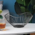 thumbnail image 3 of GUOOL Desktop Fruit Basket Multifunctional Decorative for Living Room Snacks Black, 3 of 8