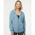 thumbnail image 5 of Independent Trading Co. Women's California Wave Wash Full-Zip Hooded Sweatshirt, 5 of 5