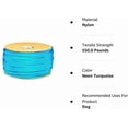 thumbnail image 3 of The Paracord Store | 550 Paracord - 100 Foot Hank, Neon Turquoise, 3 of 3