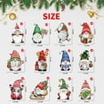 thumbnail image 4 of YIBAGA Christmas Gnome Snowman Santa Wooden Hanging Ornaments 24 PCs, Xmas Tree Ornaments Decor for Indoor & Outdoor, 4 of 6