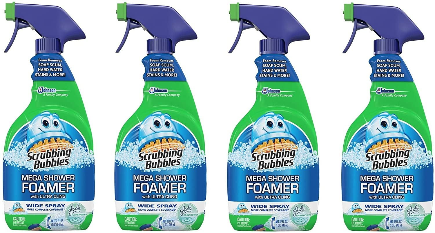Scrubbing Bubbles Mega Shower Foamer with Ultra Cling Trigger, 32 OZ