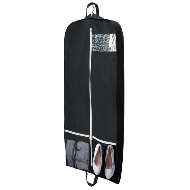 Misslo Gusseted Hanging Garment Bag for Travel 54" Coat Dress Suit