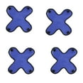 thumbnail image 1 of EeaseCA 4pcs Helmet Buffering Pad Safety Hat Mesh Insert Pad Insulation Cooling Liner Mat Helmet Accessory for Helmet Outdoor Riding (Blue), 1 of 7