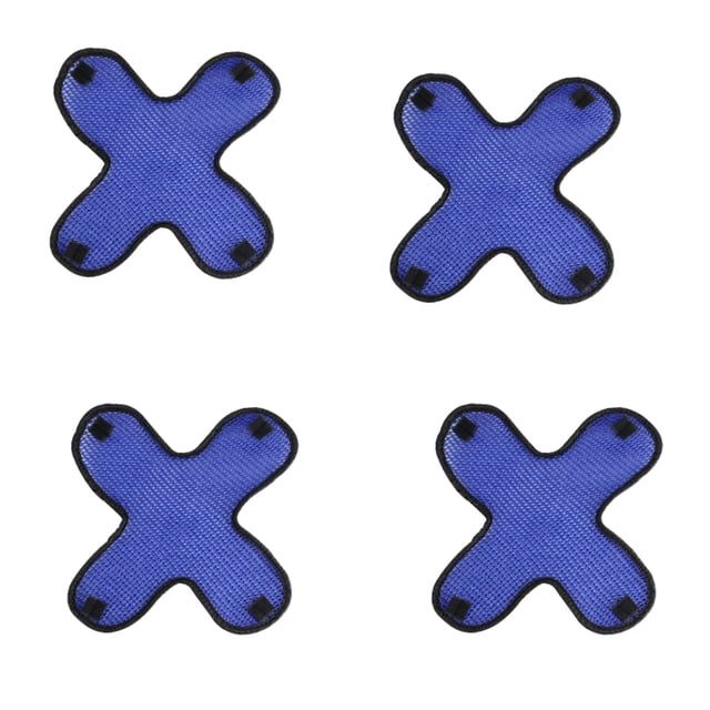EeaseCA 4pcs Helmet Buffering Pad Safety Hat Mesh Insert Pad Insulation Cooling Liner Mat Helmet Accessory for Helmet Outdoor Riding (Blue)