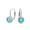 Aquamarine, variant on Womens .50CT Blue Brilliant Cut CZ Drop Earrings Imitation Sapphire Sterling