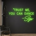 thumbnail image 3 of Handmadetneonsign Trust Me You Can Dance Soju Neon Sign, Trust Me You Can Dance Soju Neon Light, Wall Décor, 3 of 5