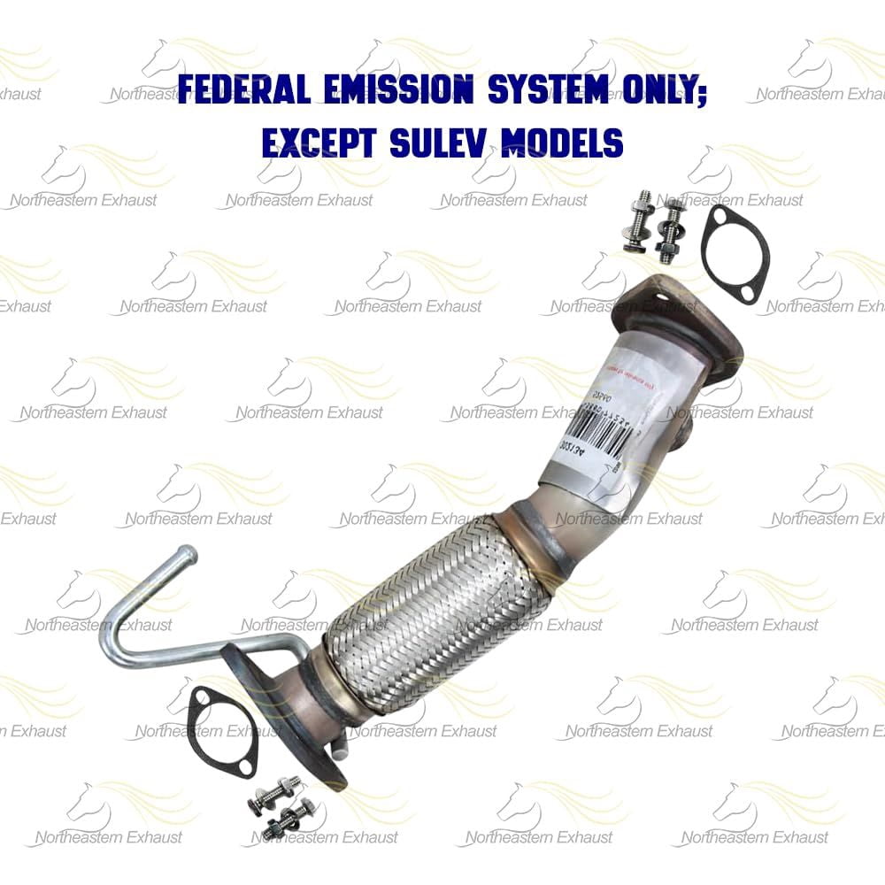 Northeastern Exhaust Front Flex Pipe Fits 2011-2016 Hyundai Elantra 1.8L - Direct Fit | Stainless Steel