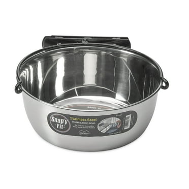 MidWest Homes for Pets 2 Quart Snap'y Fit Stainless Steel Bowl for Dogs, 8 cups/ 64 oz