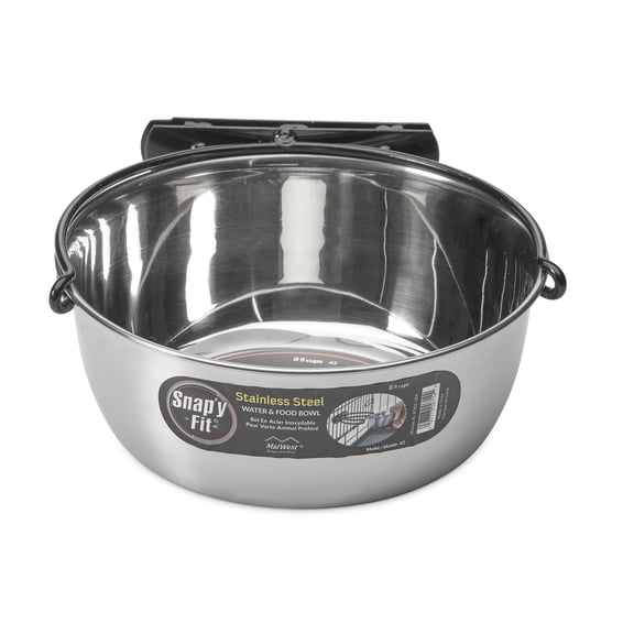 Midwest Snap'y Fit Stainless Steel Bowl