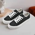 thumbnail image 4 of Women’s Men’s Platform Sneakers Low Top PU Leather Shoe Casual Breathable Lace Up Shoes Fashion Platform Walking Sneakers, 4 of 4