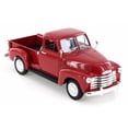 thumbnail image 2 of Diecast Car & Display Case Package - 1953 Chevy 3100 Pick Up Truck, Dark Red - Welly 22087/4D - 1/24 Scale Diecast Model Toy Car w/Display Case, 2 of 3