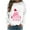 White, variant on Christmas Sweatshirts for Women Casual Holiday Long Sleeve Shirts Fashion Xmas Letter Printed Blouses Womens Comfortable Crewneck Sweaters Pullover Tops