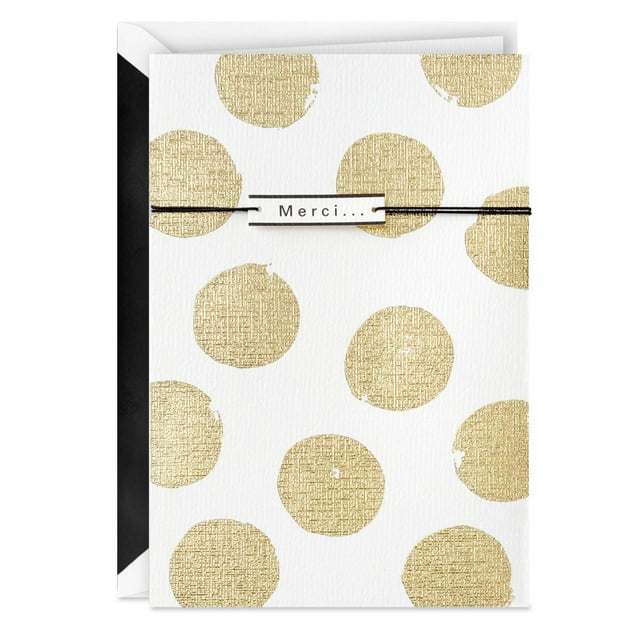 Hallmark Thank You Card (Merci)