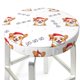 thumbnail image 3 of Balery Corgi With Santa Claus Hat Fundas de asiento para taburete de bar redondo de tela de terciopelo ajustables que protegen de arañazos y manchas para sillas de 14 a 17 pulgadas.-13 inch, 3 of 7