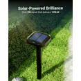 thumbnail image 2 of Sunco 2W LED Square Solar Pathway Walkway Driveway Backyard Patio Garden Outdoor Residential Super Bright Light, 120 Lumens, 2CCT 2700K Soft White/4000K Cool White, Dimmable, 3.7V 4 Pack, 2 of 7