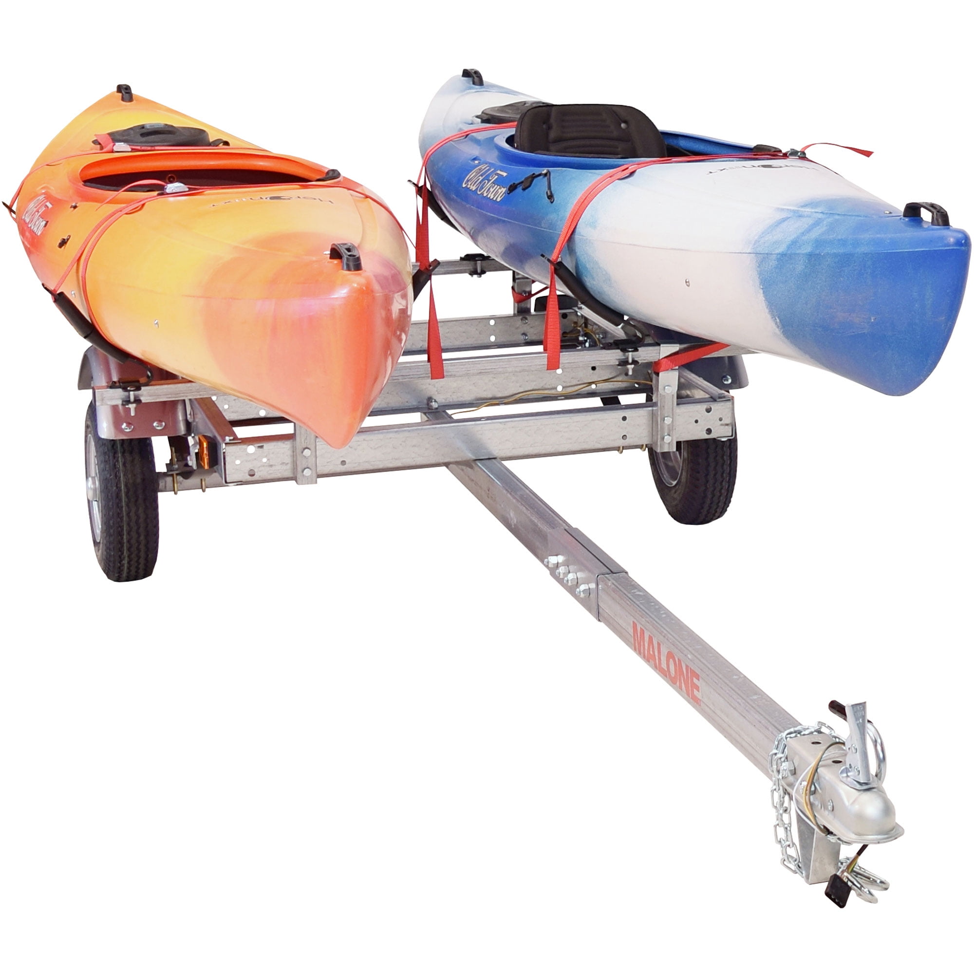 Malone EcoLight 2 Kayak Trailer Package (2 V-Racks)