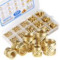 thumbnail image 1 of Besitu 360Pcs Threaded Inserts M2 M2.5 M3 M4 M5 M6 Brass Heat Set Insert for Plastic Metric Knurled Nut Inserts Kit for 3D Printing Components Inject, 1 of 7