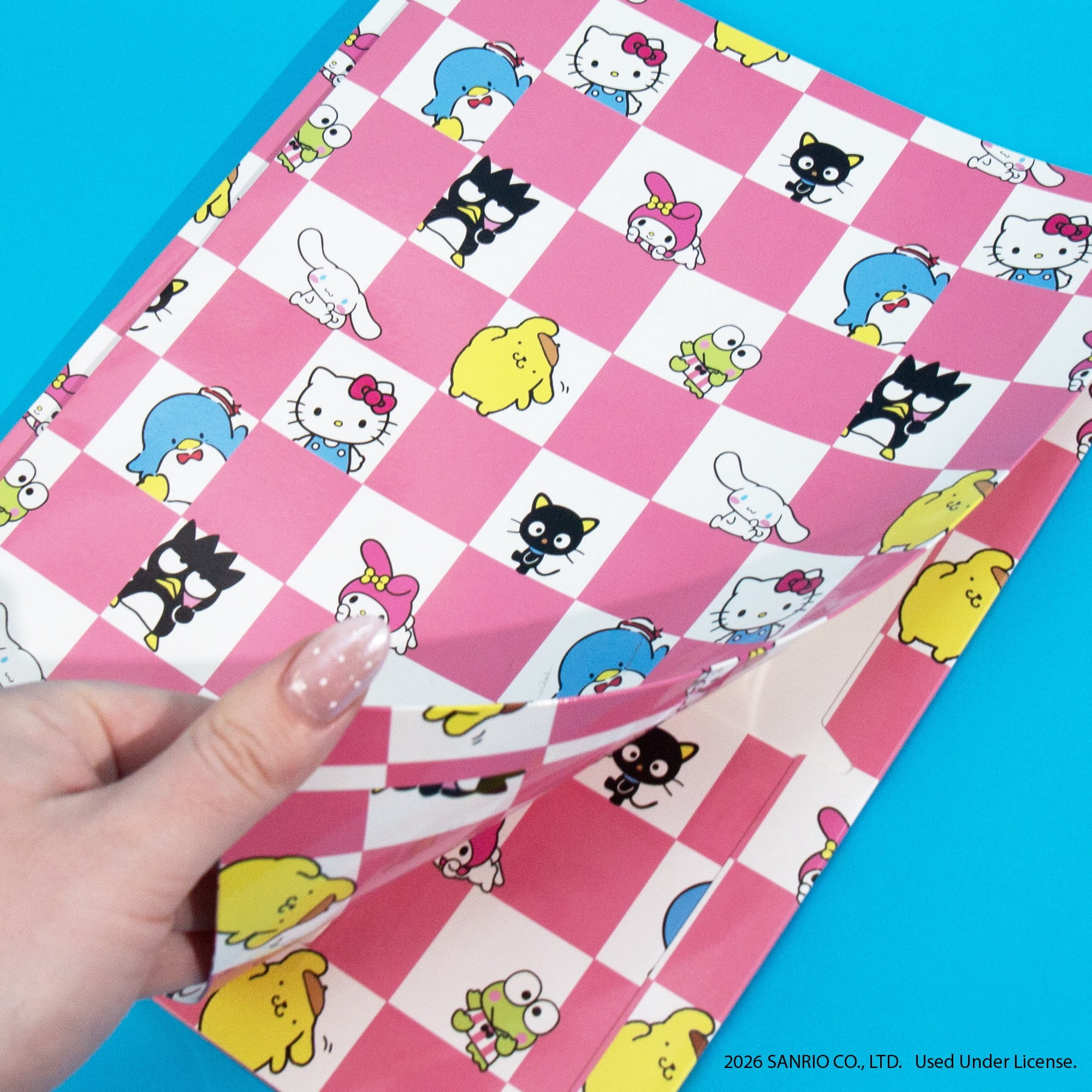 Hello Kitty® And Friends Pocket Folder Checkerboard Design With Interior Pockets