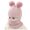 Pink, variant on EnJoCho Toddler Kids Baby Boys Girl Pompon Hat Winter Warm Knit Crochet Beanie Cap Scarf Baby Child Casual Outing Hats