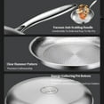 thumbnail image 6 of 2025 New Titanium Hammered Pan Pro With Lid, 11.81 inch，Non Stick Titanium Nutri Pans, Scratch-Resistant, Resistant Non Stick, Even Heating, For Cooking, Heats Quickly, Cooks Evenly, 6 of 7