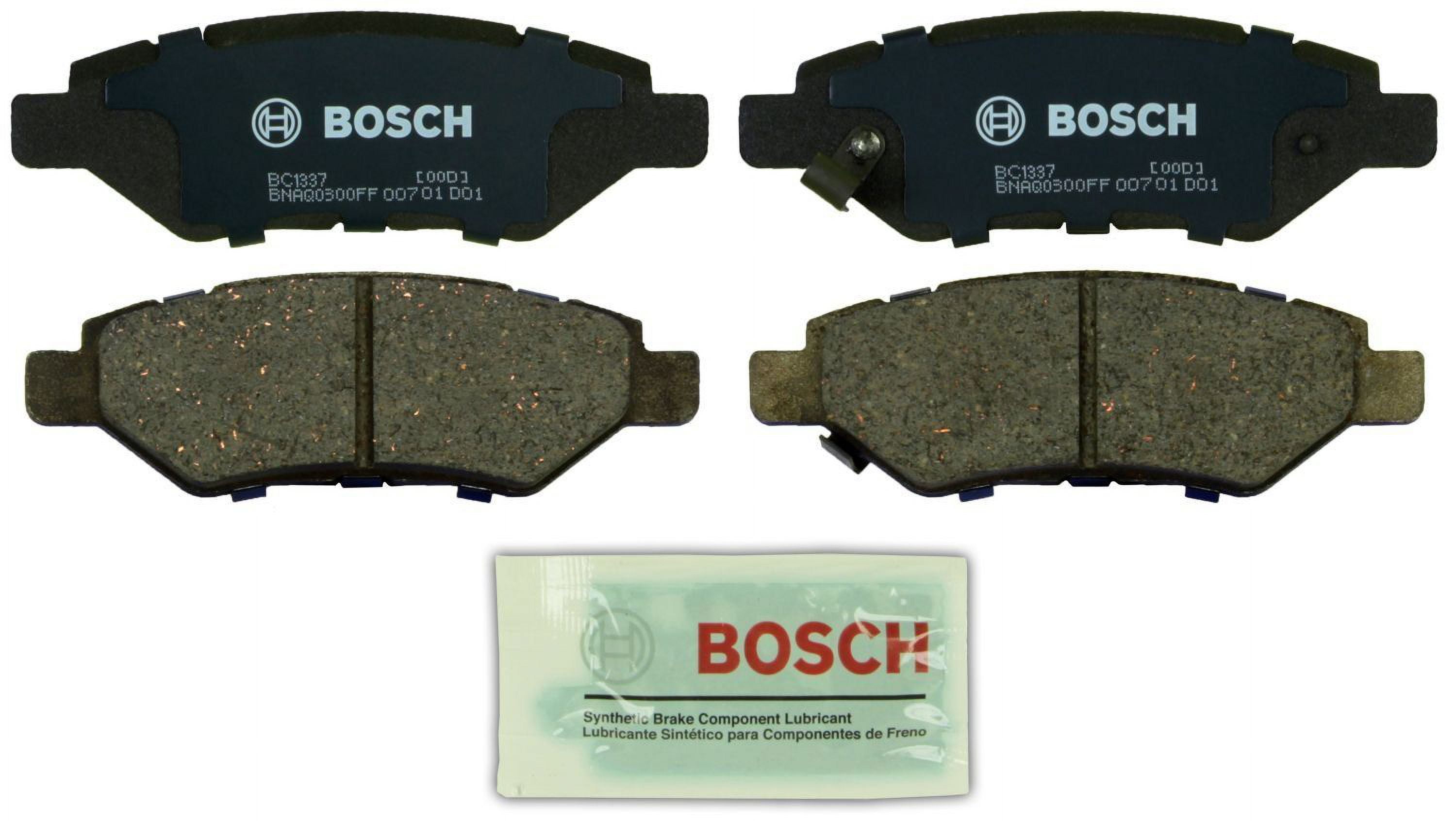 Bosch BC1337 QuietCast Premium Disc Brake Pad Set Fits select: 2014-2015 CHEVROLET CAMARO, 2010-2016 CADILLAC SRX