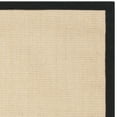 thumbnail image 4 of SAFAVIEH Natural Fiber Keane Solid Sisal Area Rug, Beige/Black, 6' x 6' Square, 4 of 5