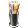 thumbnail image 4 of 2X Stainless Steel Straw Holder  Counter-Top Straw Dispenser  Cutlery Organizer  Spoons Forks Chopsticks Storage, 4 of 8