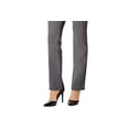 thumbnail image 3 of Charter Club Women's Petite Lexington Straight-Leg Jeans Gray Size 12, 3 of 3
