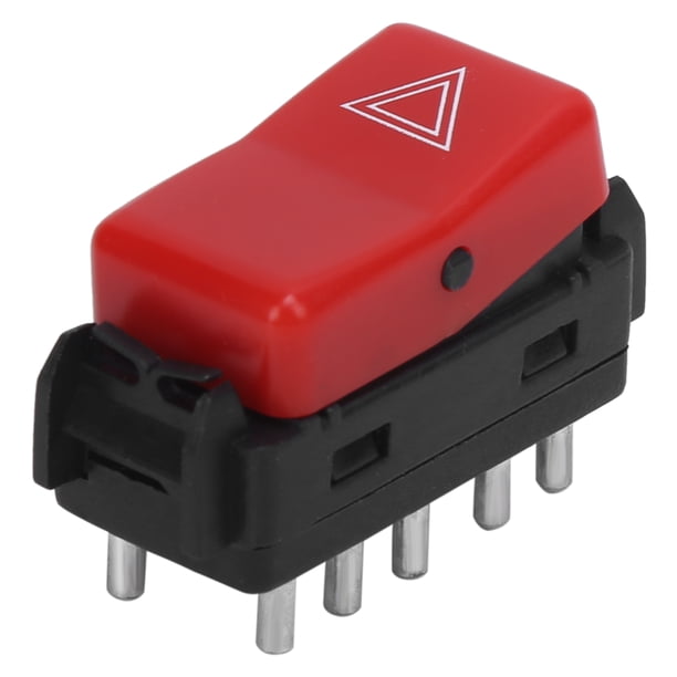 Interruptor de luz intermitente de emergencia de advertencia de peligro 1248200110 Reemplazo rojo para Mercedes W124 W201 W202