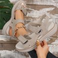 thumbnail image 4 of Arch Support Sandals Sandalias Ortopédicas Mujeres Sin Deslizamiento para El Verano (gris 5), 4 of 6