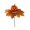 A, variant on Halloween Decorations Set Pumpkin Autumn Maple Leaf Branch Plastic Material Hand Painted for Fall Party Tabletop Mantel
