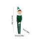 thumbnail image 4 of Adorno Halloween Felpa Muñeco Elfo Pierna Larga para Fiesta Navidad () Verde, 4 of 4